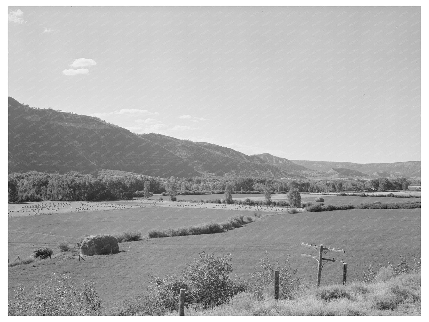 Valley of the Uncampaghre River Ouray County 1940