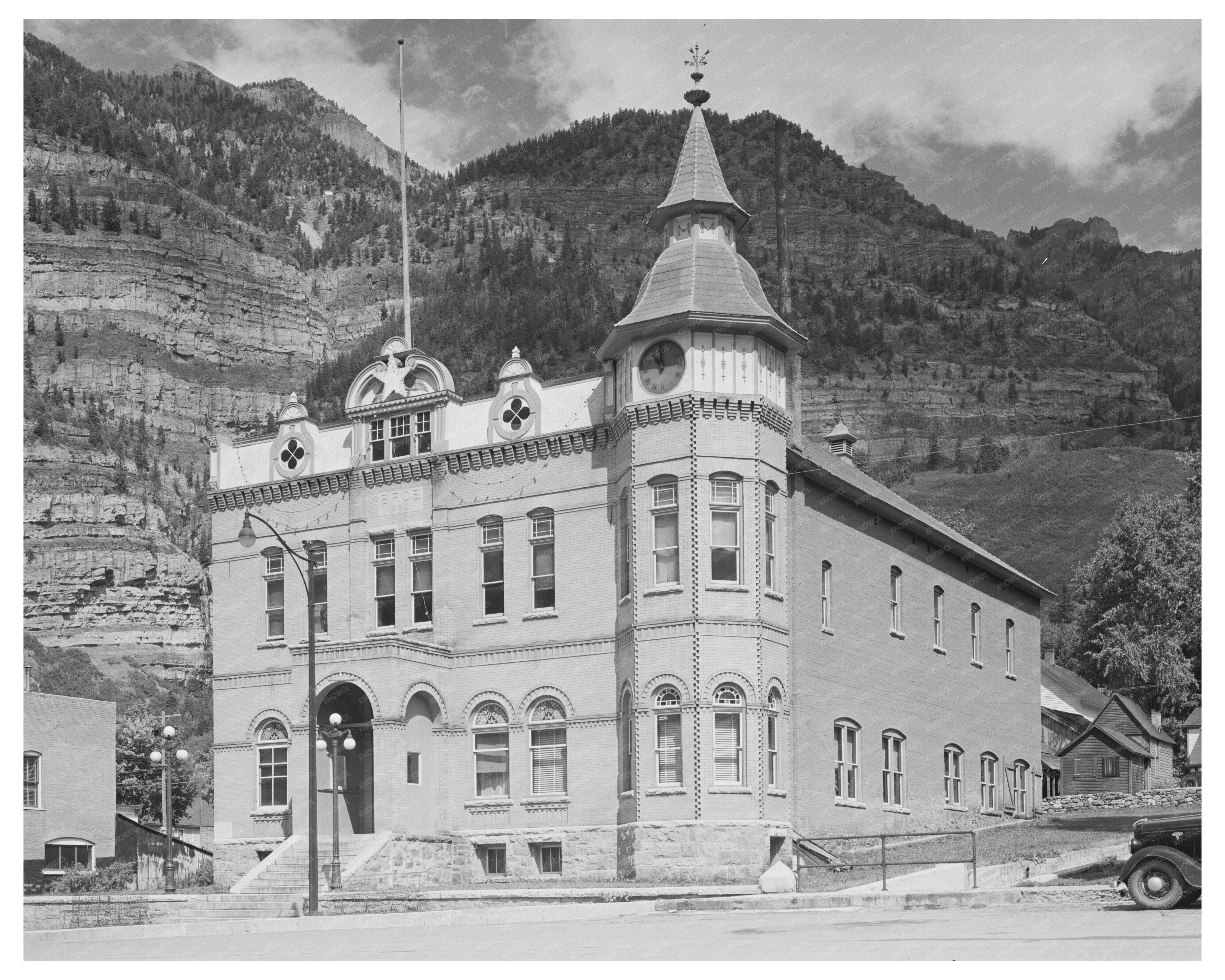 Elks Lodge Ouray Colorado 1940 Architectural Design