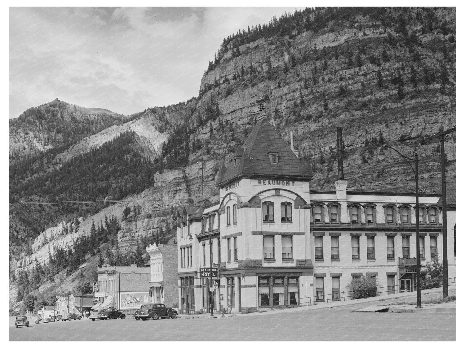 Ouray Colorado Main Street Vintage Photo September 1940