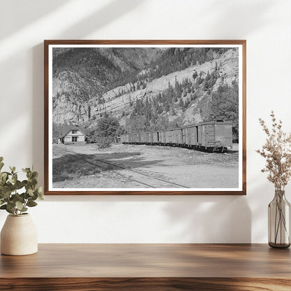 Ouray Colorado D. & R.G.W. Railroad Station 1940