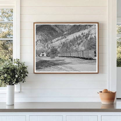 Ouray Colorado D. & R.G.W. Railroad Station 1940