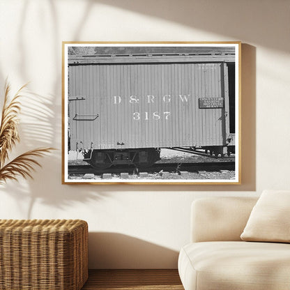 Freight Car for Gold Ore Concentrates Ouray Colorado 1940