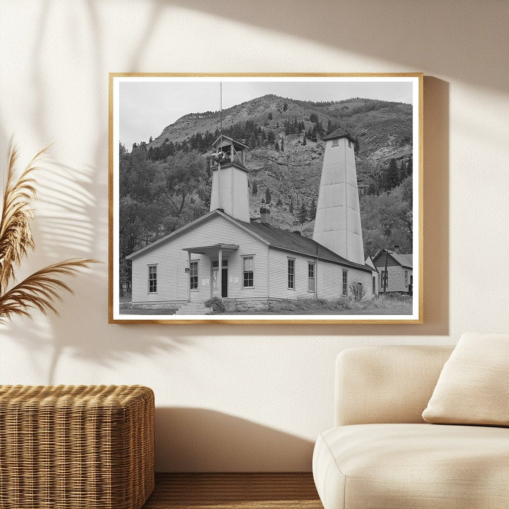 Telluride Colorado City Hall Historical Image 1940