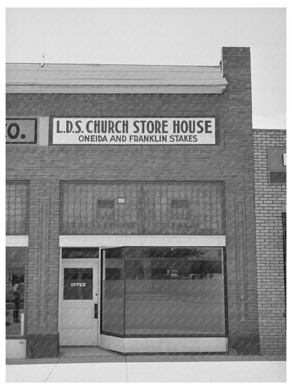 Latter Day Saints Church Storehouse in Preston Idaho 1940