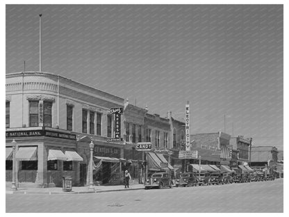 Montrose Colorado Main Street September 1940 Black and White