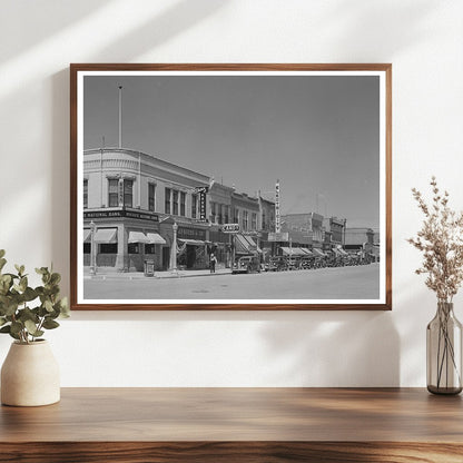 Montrose Colorado Main Street September 1940 Black and White