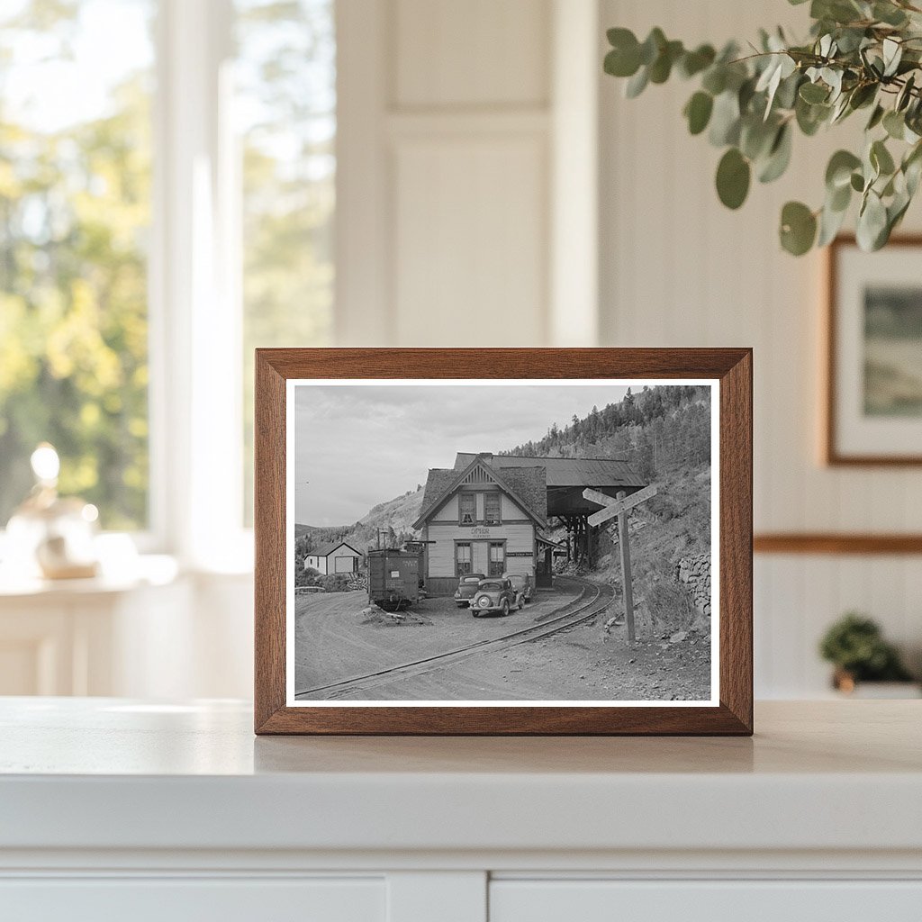 Ophir Colorado Railway Station September 1940 Image