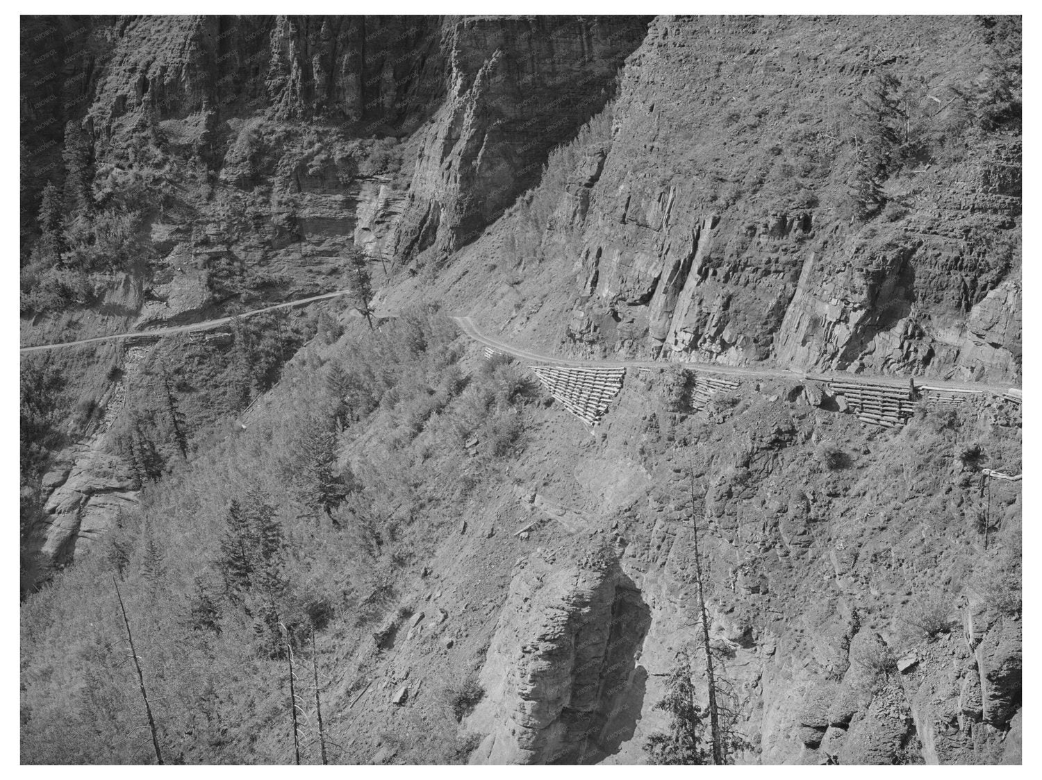 Mountain Road Near Telluride Colorado September 1940