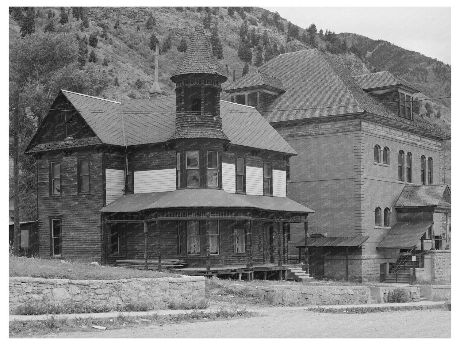 Telluride Colorado Post Office Historic Building 1940