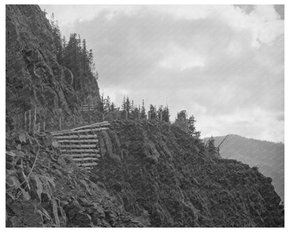 Mountain Road to Smugglers Mine Telluride Colorado 1940