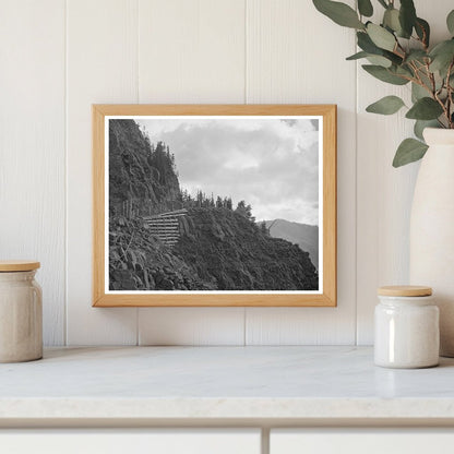 Mountain Road to Smugglers Mine Telluride Colorado 1940