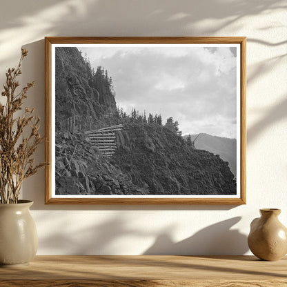 Mountain Road to Smugglers Mine Telluride Colorado 1940