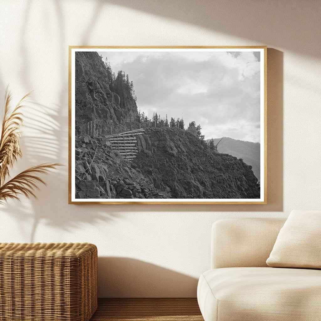 Mountain Road to Smugglers Mine Telluride Colorado 1940