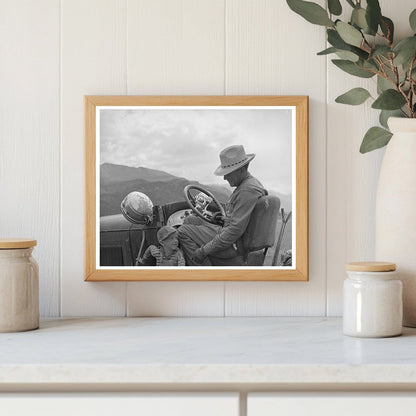 1940 Farmer and Son in Ouray County Colorado