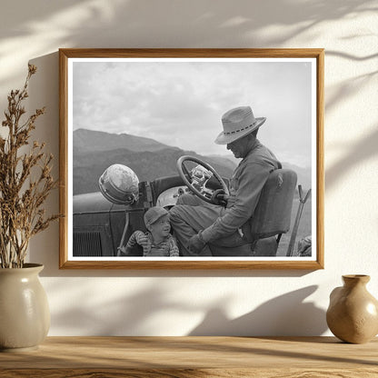 1940 Farmer and Son in Ouray County Colorado