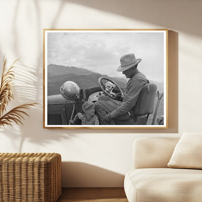 1940 Farmer and Son in Ouray County Colorado