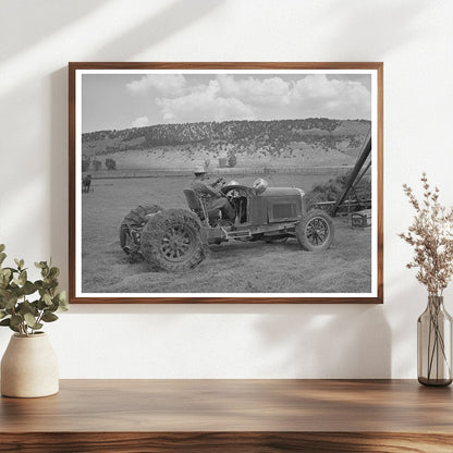 Homemade Tractor from Lincoln Car Ouray County 1940