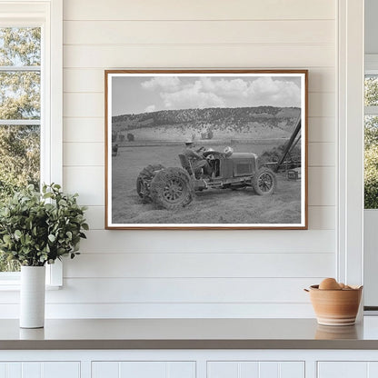 Homemade Tractor from Lincoln Car Ouray County 1940