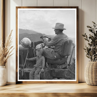 Farmer and Son in Ouray County Colorado 1940