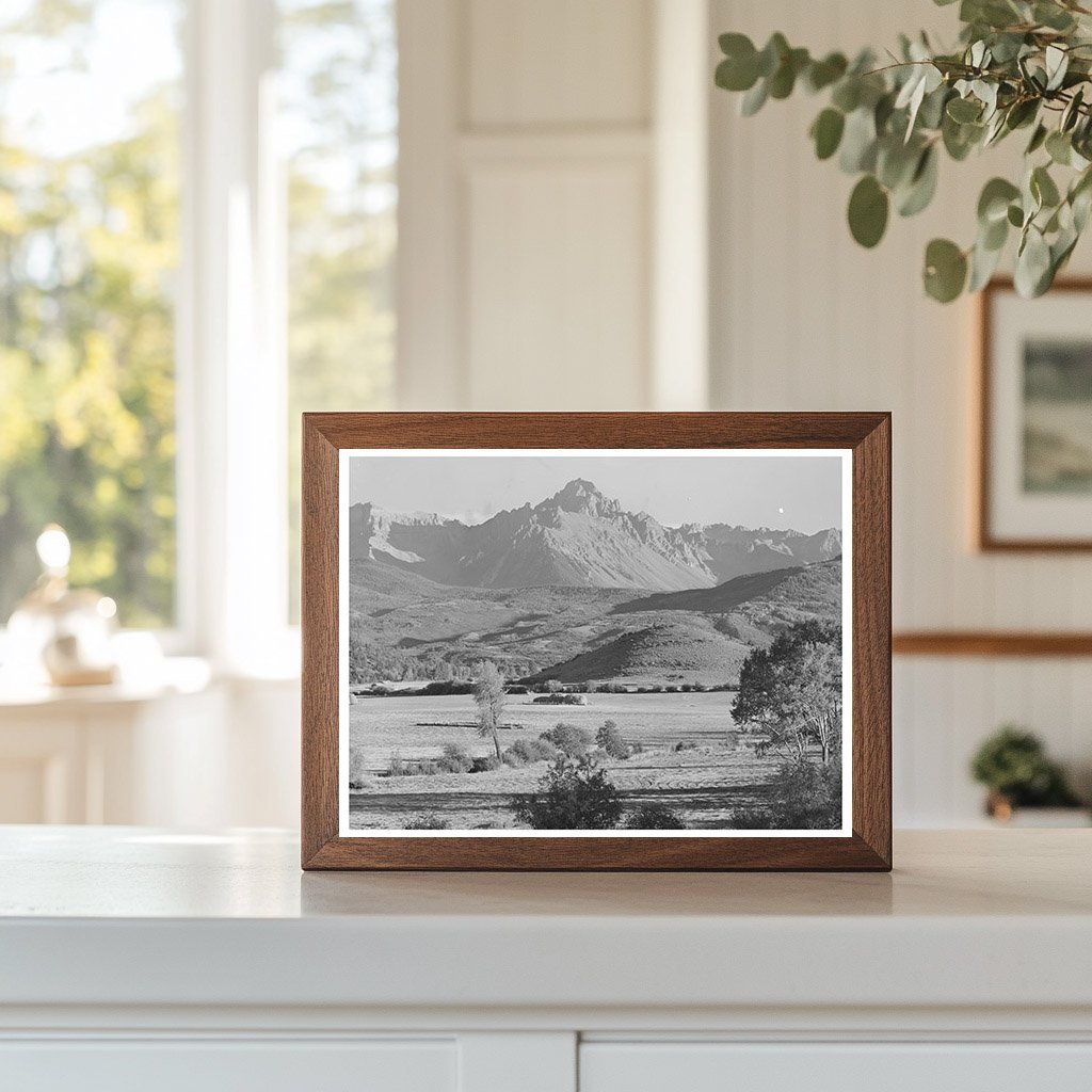 Mount Sneffels Valley Colorado September 1940 Landscape