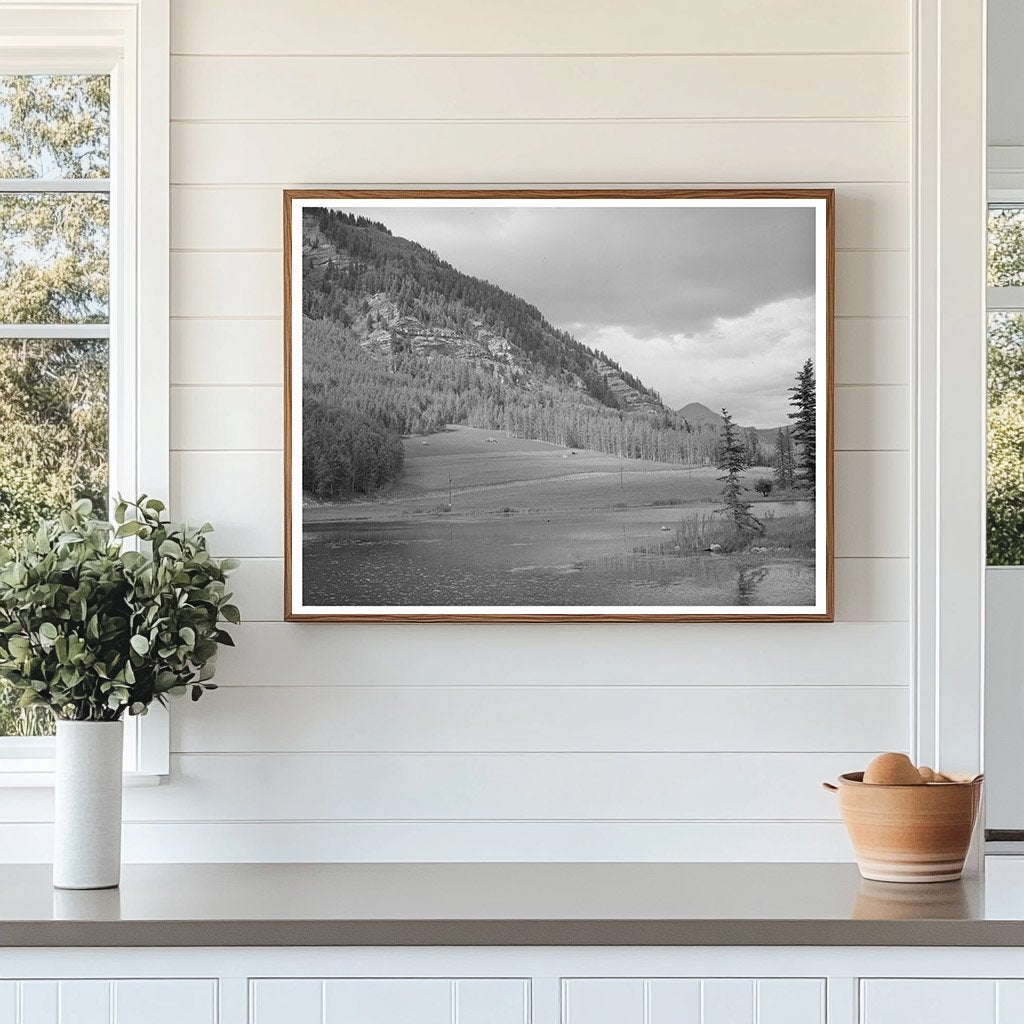Mountain Lake and Meadows La Plata County Colorado 1940