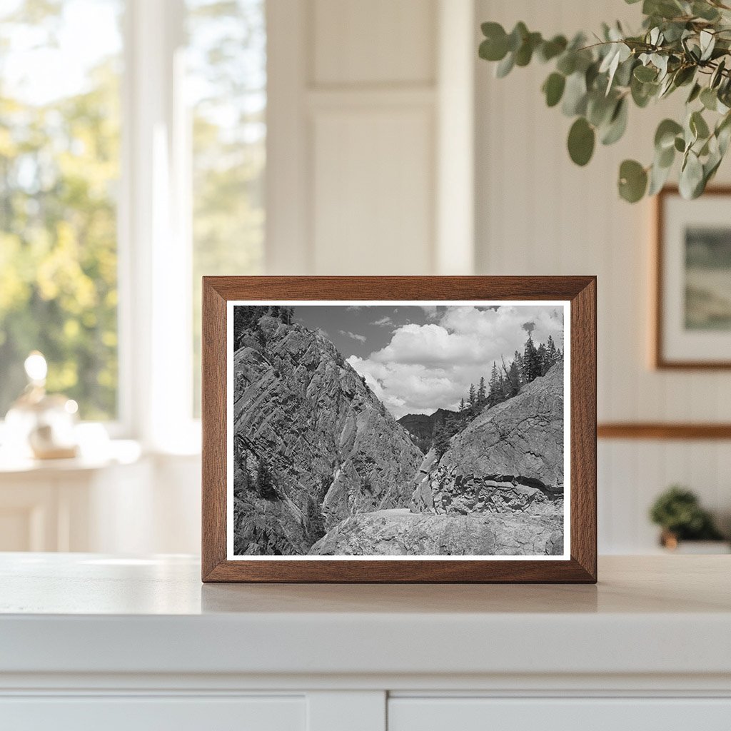 Million Dollar Highway Ouray County Colorado 1940 Photo