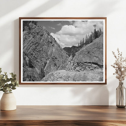 Million Dollar Highway Ouray County Colorado 1940 Photo