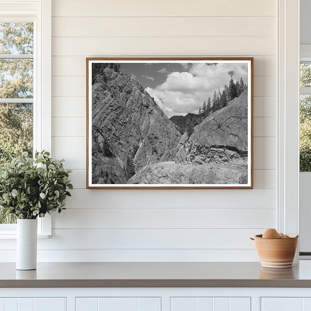 Million Dollar Highway Ouray County Colorado 1940 Photo