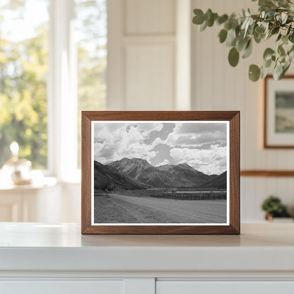 Red Mountain View from Million Dollar Highway 1940