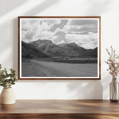 Red Mountain View from Million Dollar Highway 1940