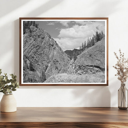 Million Dollar Highway Ouray County Colorado 1940 Image