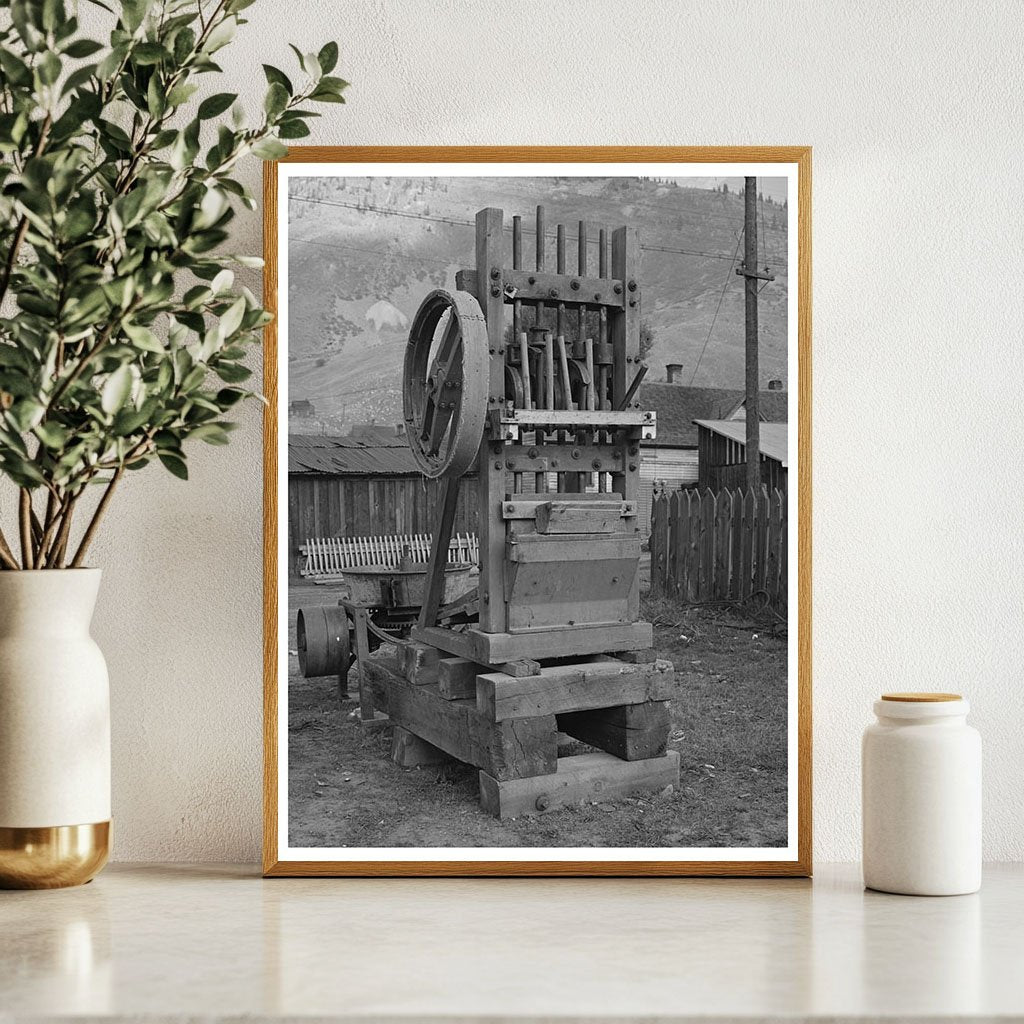 Vintage Ore Stamp Mill Silverton Colorado 1940