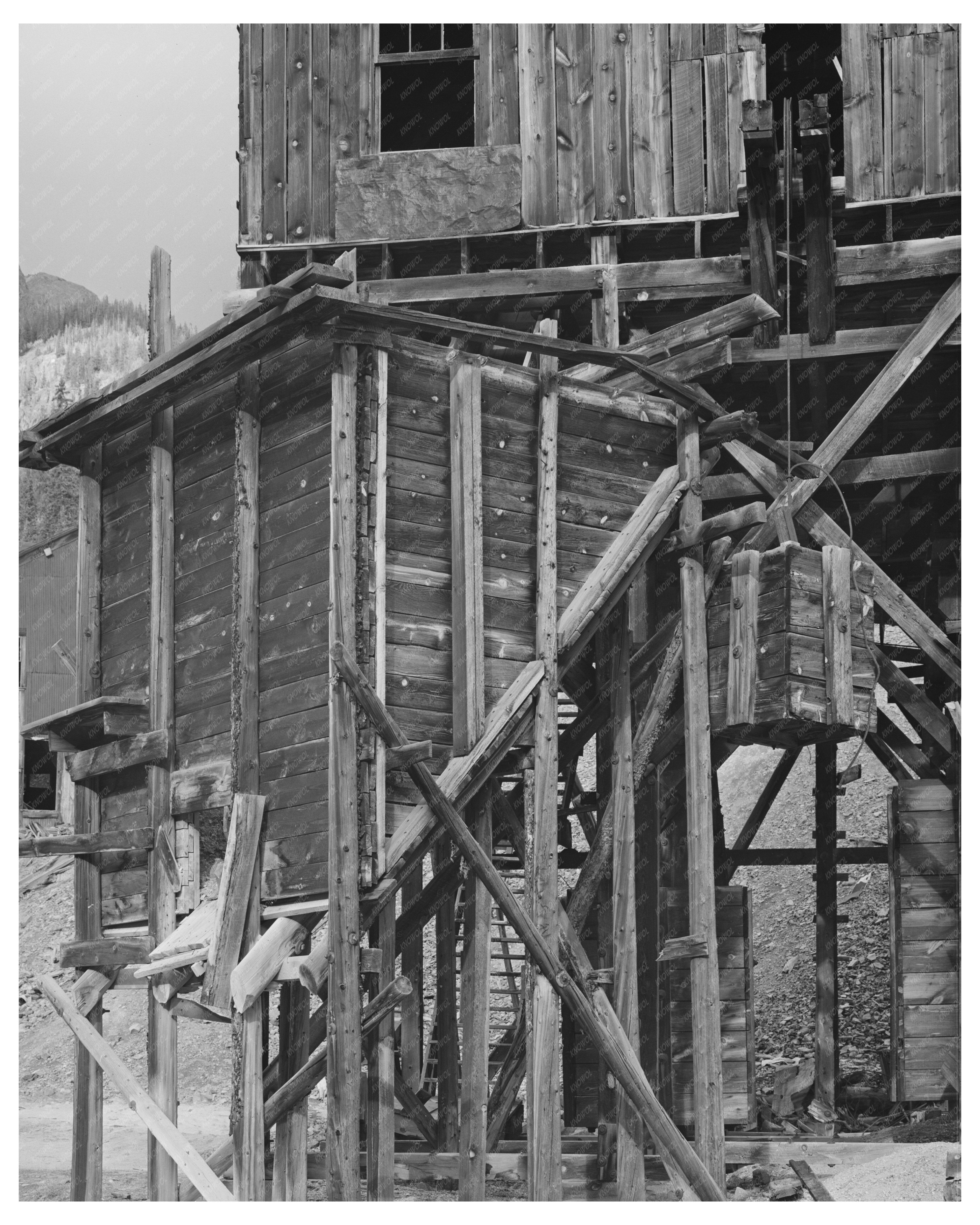 Abandoned Mine in San Juan County Colorado September 1940