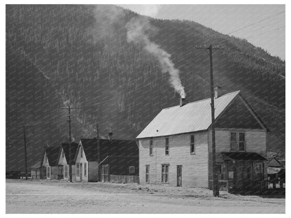 Silverton Colorado Houses in Morning Light September 1940