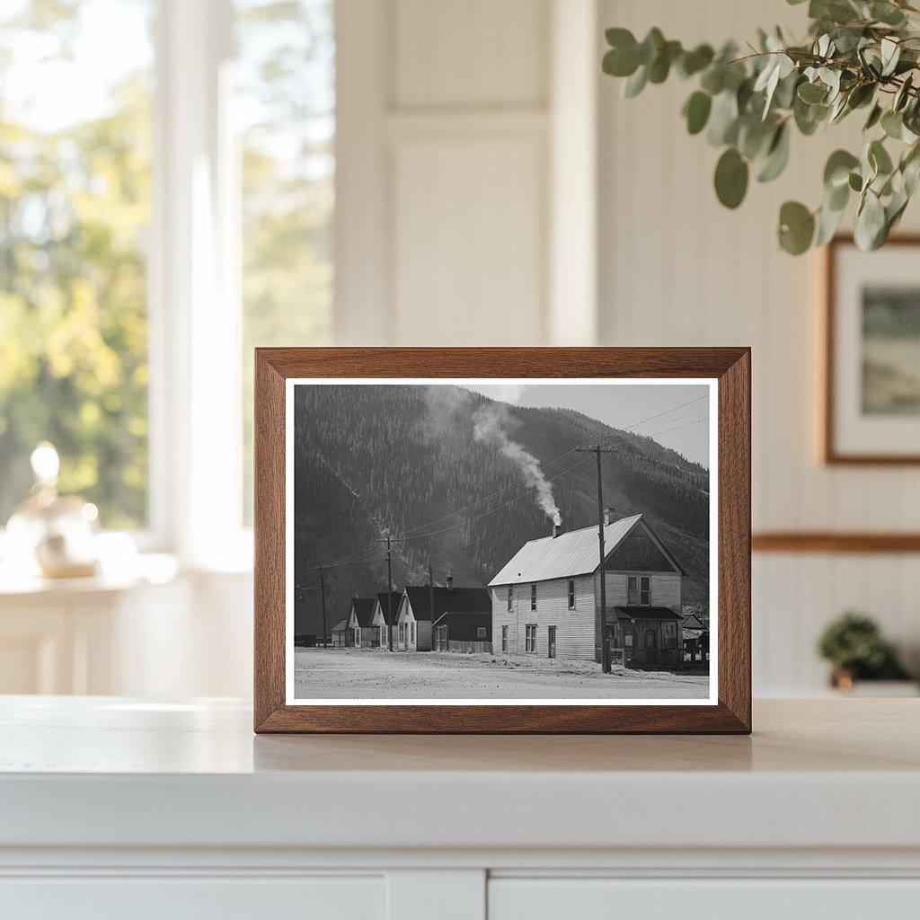Silverton Colorado Houses in Morning Light September 1940