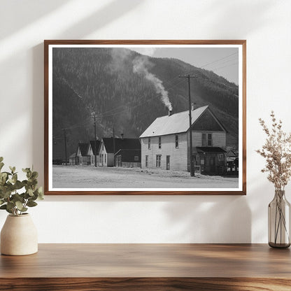 Silverton Colorado Houses in Morning Light September 1940
