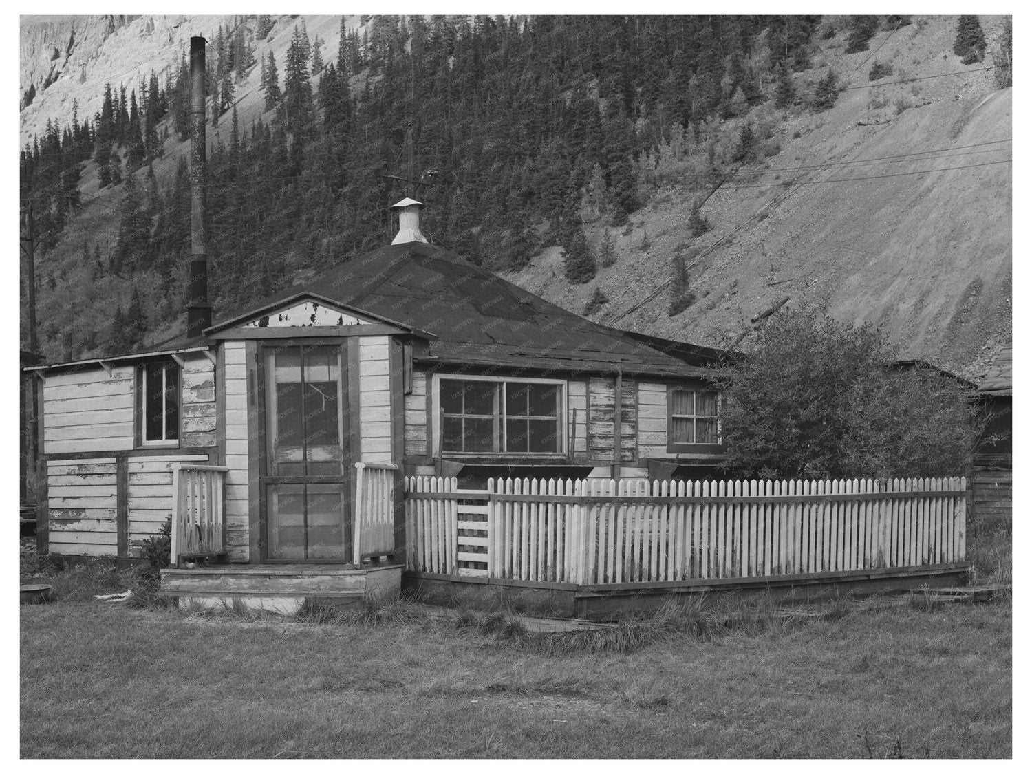 Abandoned Gold Miners House Eureka Colorado 1940
