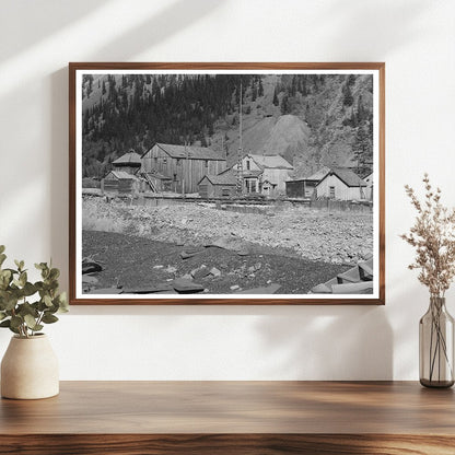 Eureka Colorado mining town backyards September 1940