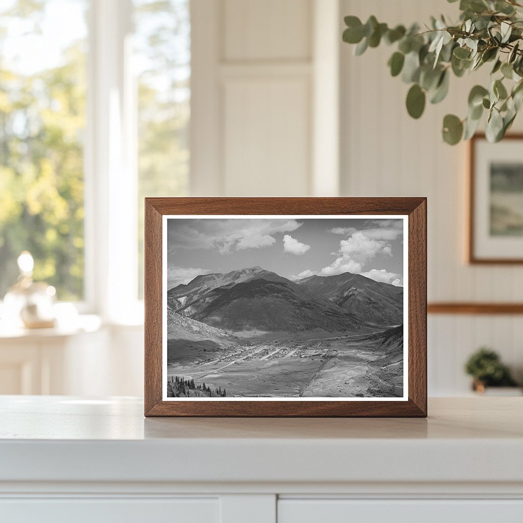 Silverton Colorado 1940 Tailing-Choked Animas River