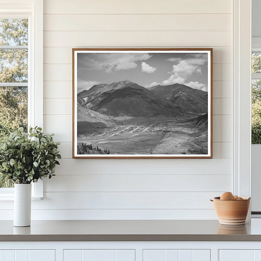 Silverton Colorado 1940 Tailing-Choked Animas River