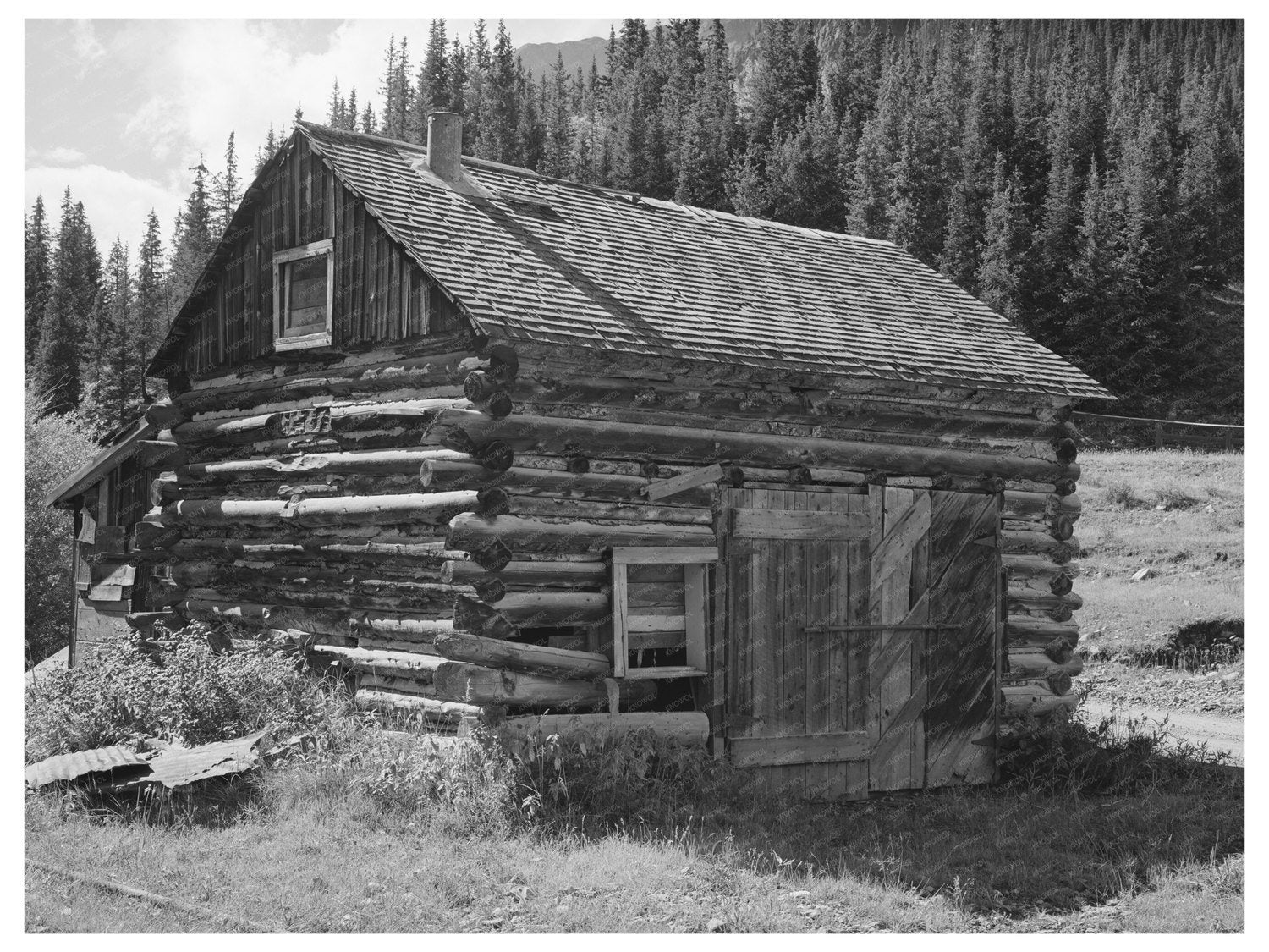 San Juan County Colorado First Courthouse September 1940