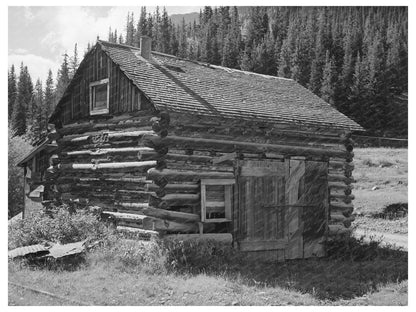 San Juan County Colorado First Courthouse September 1940