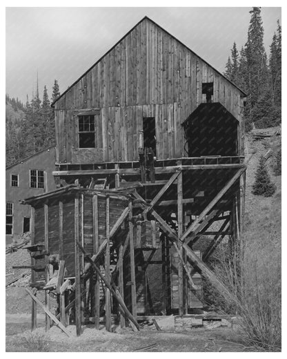 Abandoned Gold Mill San Juan County Colorado 1940