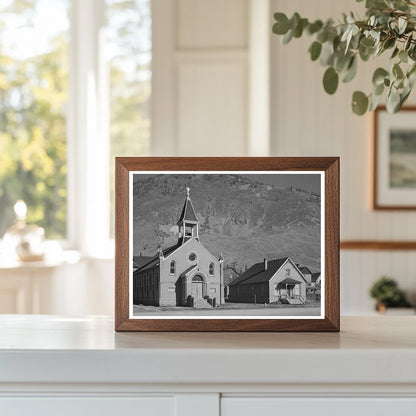Silverton Church and Parsonage Colorado 1940 Image