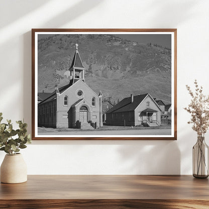 Silverton Church and Parsonage Colorado 1940 Image