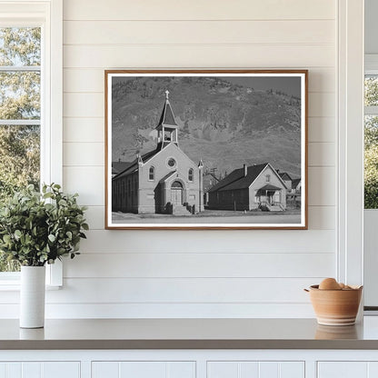 Silverton Church and Parsonage Colorado 1940 Image