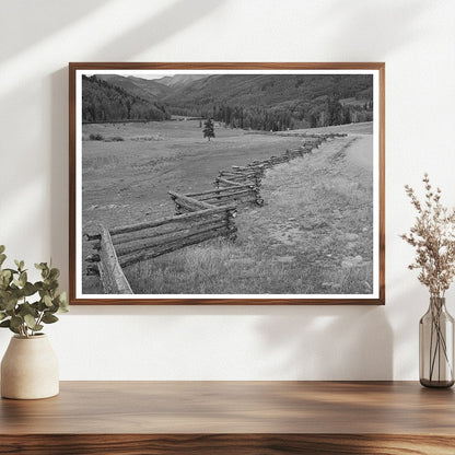 Rail Fence in San Juan County Colorado 1940