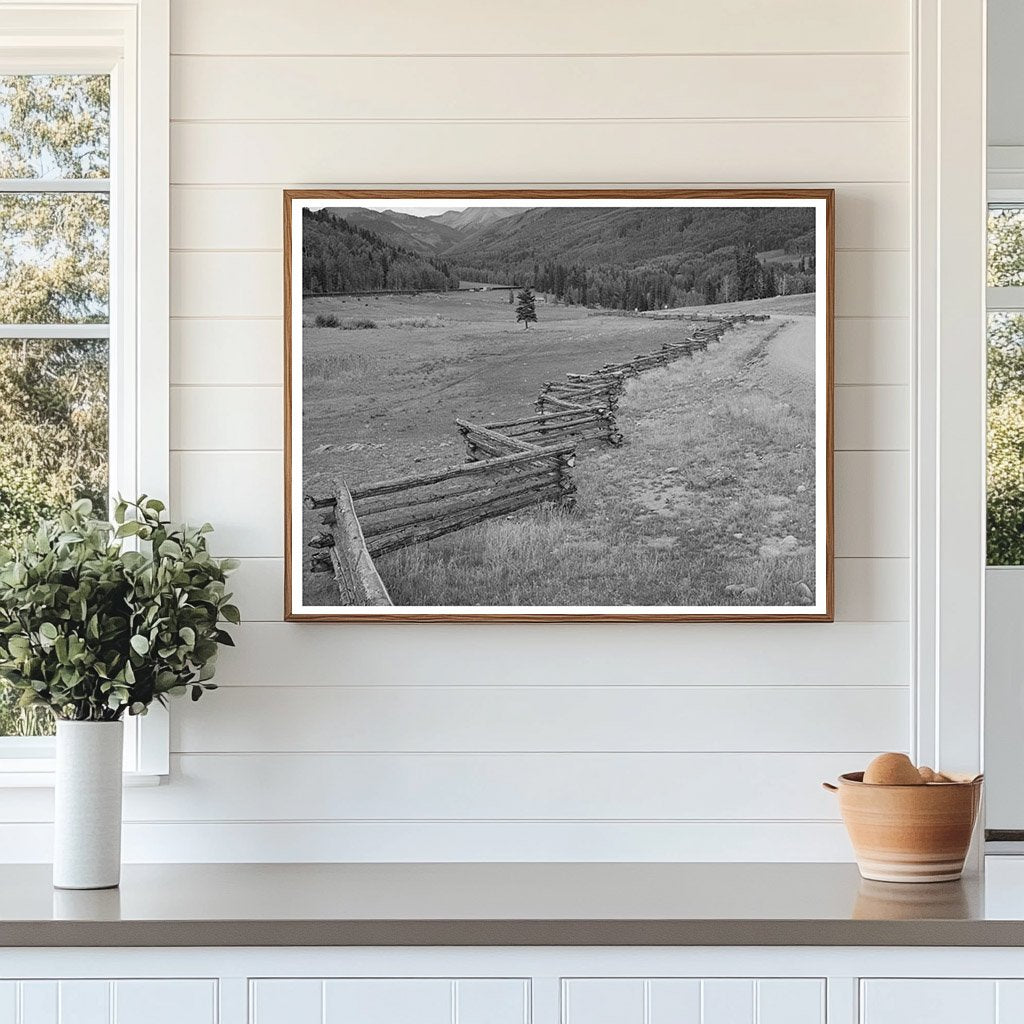 Rail Fence in San Juan County Colorado 1940