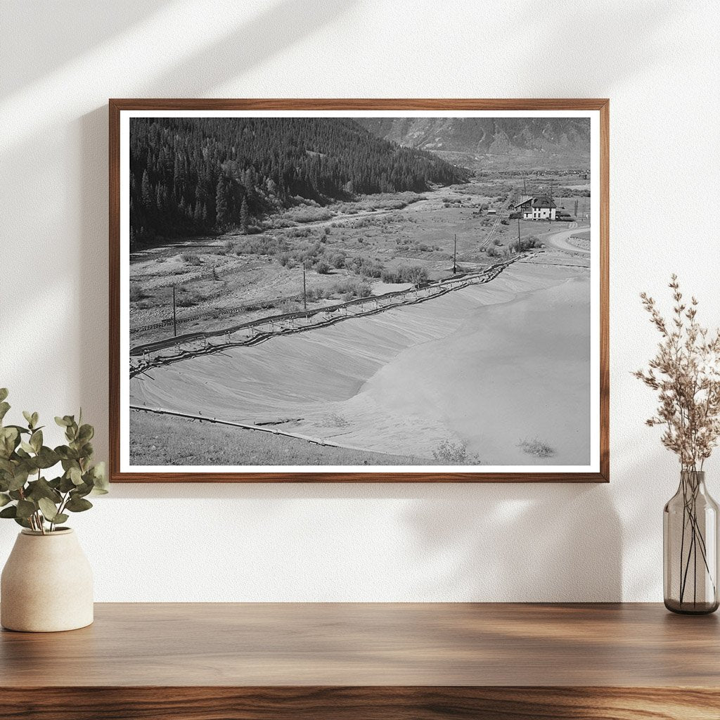 Tailing Pit of Gold Mine San Juan County Colorado 1940