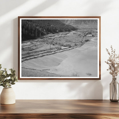 Tailing Pit of Gold Mine San Juan County Colorado 1940